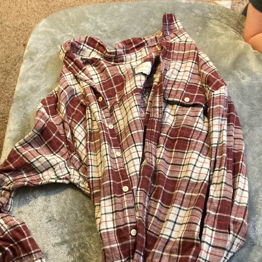 Trying to get rid of clothes.